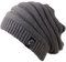 CHILLOUTS Strickmütze Brian Oversize Beanie Wintermütze Oversizemütze (One Size - grau)