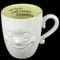 3D Smiling Face Mug with A Special Message - Fine Ceramic, Funny, Novelty | For Tea, Coffee, Hot Chocolate, Hot & Cold Drinks | Gift For Someone Special (Smile! Your Are The Worlds Sweetest Grandma)