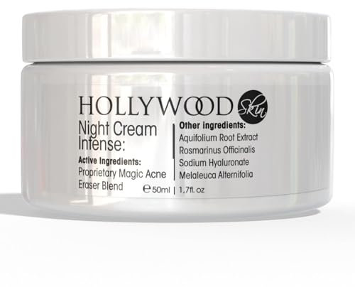 Acne Cream Treatment – 4X Strength | 2% Salicylic Acid, 5% Hyaluronic Acid, Tea Tree Oil, Vitamins A & C | Anti-Blemish, Deep Pore Action, Fights Breakouts. 50ml