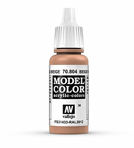Vallejo, Model Color, Acrylfarbe, 17 ml Beige Rot