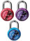 Master Lock, cadenas à combinaison, mini cadran, 40 mm de large, lot de 3 assortiments de couleurs, 1533TRI