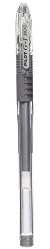 G110 Grip Gel Rollerball 1.0 mm (Box of 12) - Silver