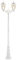Konstsmide Firenze 7234-250 Standleuchte / B: 25cm T: 63cm H: 220cm / 2x100W / IP43 / lackiertes Aluminium / matt-weiß