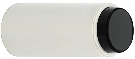 HEWI 4014884331125 Türpuffer 611, 90 mm, ø 40 mm, Wandmontage, Nylon reinweiß