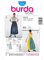Burda Style Schnittmuster #8448 Damen Dirndl in Maxilänge mit Bluse und Schürze Gr. 38-54