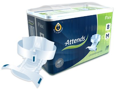 Attends Flex 8 M Disposable Briefs with Belt Fastening