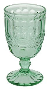 6er Set Weinkelch Solange, grün, 250 ml, mundgeblasen von TOGNANA