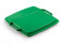 Durable DURABIN 90 Lid Green - To Be Used with DURABIN 90 Waste Bin - Easy to Grip Handle - Made of Strong Polypropylene