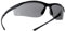 Bollé Safety 253-CT-40045 Contour Safety Eyewear with Semi-Rimless Nylon Frame and Smoke Anti-Fog Lens