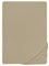 biberna Jersey-Elastic-Spannbetttuch 0077866 (Matratzenhöhe max. 25 cm) 1x 90x190 cm - 100x220 cm, Taupe