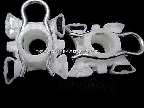 BMW Lot de 2 clips coulissants pour lève-vitre E32 E34 E92 E93 Z3 Z4 E36