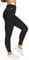 Formbelt Damen lauftights lang mit Taschen Sportleggins Damen Yoga Pants Lange Leggins Sporthose high Waist Handy Running Tight Handytasche schwarz L