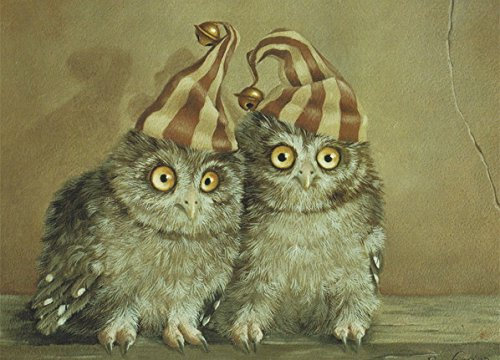 Inkognito Postkarte A6 • 17802 ''Eulen gut gelaunt Künstler: Suzan Visser • Kinder/Märchen