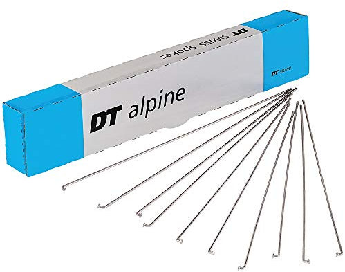 DT Swiss Caja 100 RADIOS DWISS Alpine 2.0x2.34x268mm PL Accesorios Bici, Adultos Unisex, Multicolor (Multicolor), Talla Única