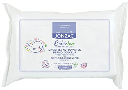 Eau Thermale Jonzac - BÉBÉ BIO - Lingettes nettoyantes dermo-douceur