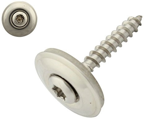 25 Stück Spenglerschrauben mit EPDM Dichtscheibe - 20 mm - Innensechsrund TX - 4,5x25 mm DIN7995 Edelstahl A2 V2A | SC-Normteile®