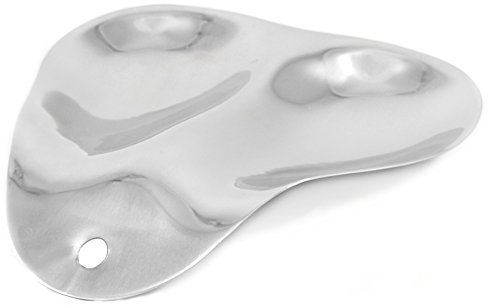 RSVP Stainless Steel Double Spoon Rest. 7
