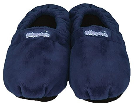 Warmies Slippies Klassik Wärme Pantoffel dunkelblau Gr. L (4