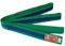 Ju-Sports Budogürtel - grün/blau/grün, Baumwolle I Kampfsport Gürtel Für Budo-Sportarten, Judo, Karate uvm. I Ca. 4 cm breiter Martial Arts Gürtel I 200 cm