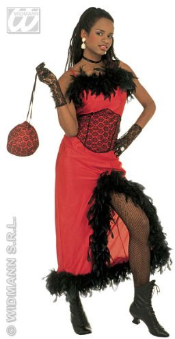 WIDMANN MILANO PARTY FASHION Damen Saloon Madame Kostüm Größe XL UK 18-20 für Moulin Rouge Wilder Westen Verkleidung