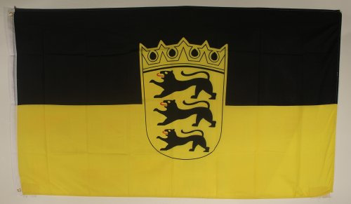 Wetterfeste Flagge Fahne : Baden Würtemberg 90x60 cm