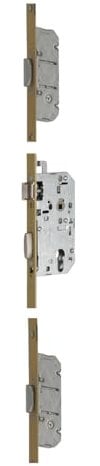 Vachette Serrure Multipoint en Applique 5000 T170D - 3 points - Axe 50, Entraxe 70 - Sans Gâche - Bouts Ronds - Droite - Facile à Poser - Conforme aux Normes de Sécurité - Garantie 10 Ans