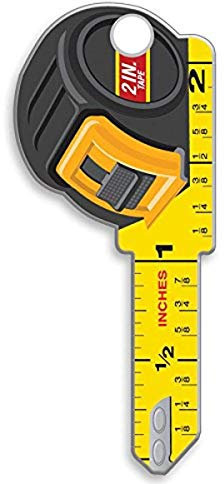 Lucky Line Key Shapes, Tape Measure, House Key Blank, SC1, 1 Key (B126S)