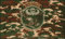 U24 Fahne Flagge Airborne Screaming Eagle Camouflage 90 x 150 cm