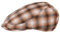 Seeberger Karo Flatcap Schiebermütze (One Size - braun)