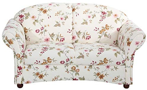Max Winzer Sofa 2-Sitzer Corona Flachgewebe weiß
