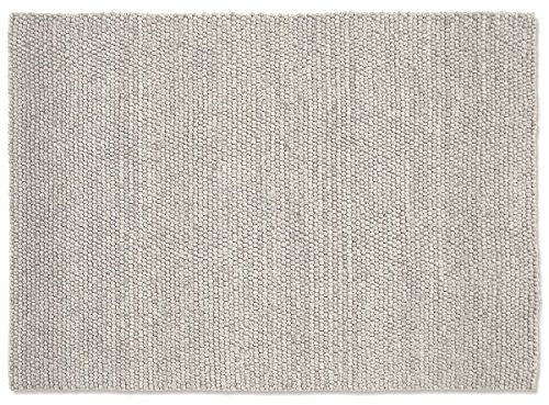 HAY Peas Teppich aus Wolle in der Farbe Soft Grey, Größe: 200 x 300 cm, 501185
