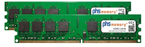 PHS-memory 4GB (2x2GB) Kit RAM Speicher kompatibel mit Acer Aspire GT7700 DDR2 UDIMM 800MHz PC2-6400U