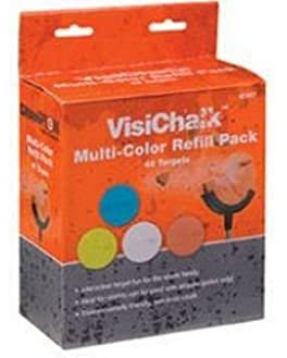 Champion VisiChalk 3 Bunte Zielscheiben, 48 Stück