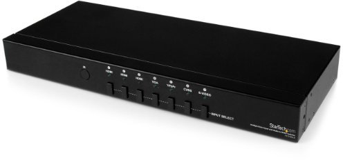 StarTech.com Multiple Video Input with Audio to HDMI Scaler Switcher - HDMI / VGA / Component