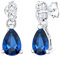 Elli Ohrringe Damen Tropfen mit Zirkonia Kristalle in 925 Sterling Silber
