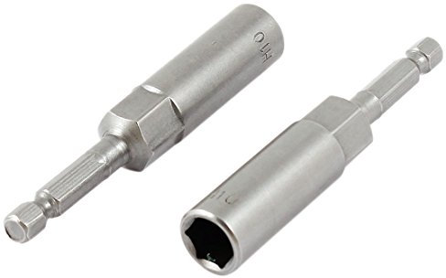 sourcingmap Magnétique powere Embouts hexagonales 10 mm Longueur 80 mm Lot de 2