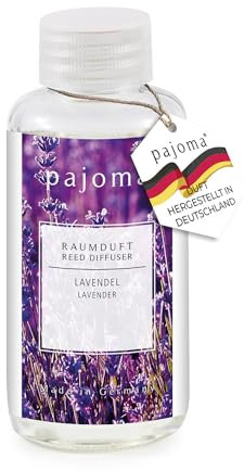 pajoma® Raumduft Nachfüllflasche 100 ml, Lavendel | Nachfüller für Lufterfrischer | intensiver und hochwertiger Duft in Premium Qualität