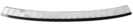 OMAC Ladekantenschutz Stoßstangenschutz kompatibel mit Seat Altea XL 2006-2015 Chrom Gebürstet
