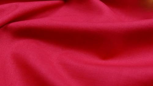 StoffBook rot Baumwollstoff uni, Fahnentuch 100% Baumwolle Ökotex, Dekostoff, Stoff zum Nähen, Gardinenstoff, ideal für DIY, Bastel- und Nähprojekte Meterware ab 50cm, c931