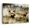 Wandbilder Dekoration Wohnzimmer Cowboy Cowgirl Pferd Bilder auf Leinwand 120x80cm Leinwandbild Schlafzimmer Küche Deko Wand Kunstdruck Art Groß XXL Wanddeko Bild Wall Decor Canvas AA120x80-2201