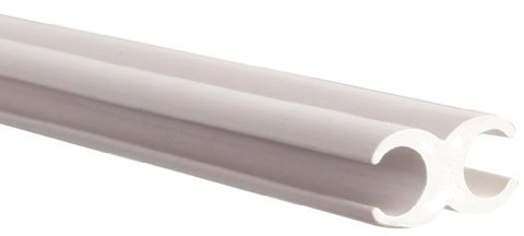 W4 Figure 8 Plastic Channel Strip - White, 1200 mm