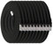 10m - CAT7 cable de red plano negro - 10 piezas 10 Gbit/s Cables de red Gigabit LAN piso flaco cable Patch compatible con compatible con CAT5 CAT6 CAT7 CAT8 Cat8 cinta Lan cable