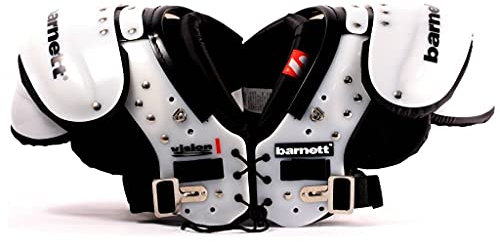 BARNETT Vision I American Football Schulterschutz, sehr leicht, Gr S, Farbe schwarz