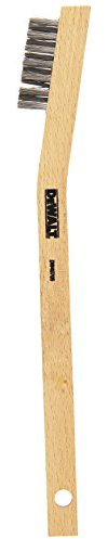DEWALT DW49705 Row Angle Handle Carbon Wire Brush, 3-Inch X 14-Inch