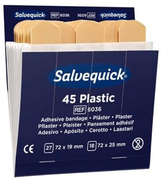 SALVEQUICK Pflasterstrips wasserfest Refill 6036 45 St