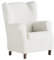 Eysa Dorian elastisch Sofa überwurf ohrensessel, Chenille, 00-Ecru, 37 x 9 x 29 cm