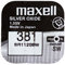 Maxell 381/SR1120SW pour Montre Oxyde d'Argent