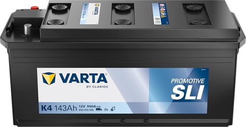 VARTA 643033095A742 Promotive Black K4 Starterbatterie 143Ah 12V 950A Heavy Duty DIN/ISO D5