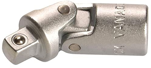 SW-Stahl 05703L Kardangelenk 1/4 Zoll - Gelenk für Ratsche & Knarre | Bewegliches 1/4 Gelenk aus Chrom-Vanadium-Stahl, passend für Umschaltknarre, Maße: 44 x 104 x 15 mm, Gewicht: 0,023 kg