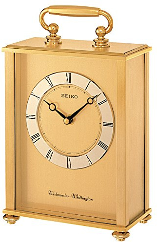 Seiko Clocks Chiming Carriage Clock QHJ201G